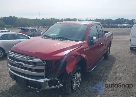 2016 Ford F-150 Lariat из США, поврежденный, VIN 1FTFX1EF7GFC66020